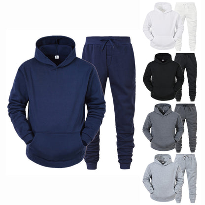 Men Sportswear Sweater Suit Hoodies + Pants Sports Clothing Spring Autumn Sets Jogging Trousers Running Male Tracksuits