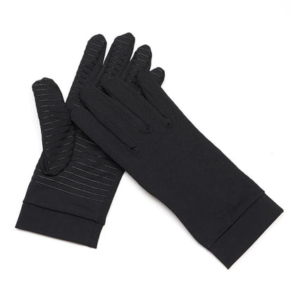 Men Sports Running Driving Copper Fiber Spandex Touch Screen Full/Half Finger Gloves Running Sports Winter Warm Cycling Gloves