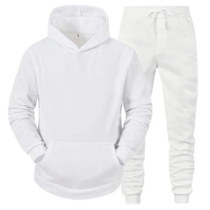 Men Sportswear Sweater Suit Hoodies + Pants Sports Clothing Spring Autumn Sets Jogging Trousers Running Male Tracksuits