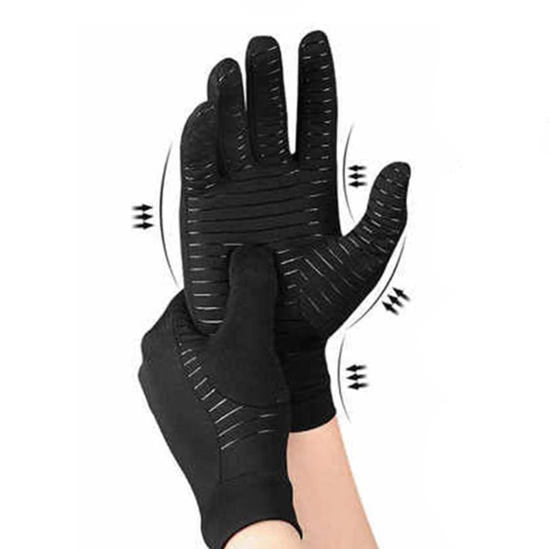 Men Sports Running Driving Copper Fiber Spandex Touch Screen Full/Half Finger Gloves Running Sports Winter Warm Cycling Gloves