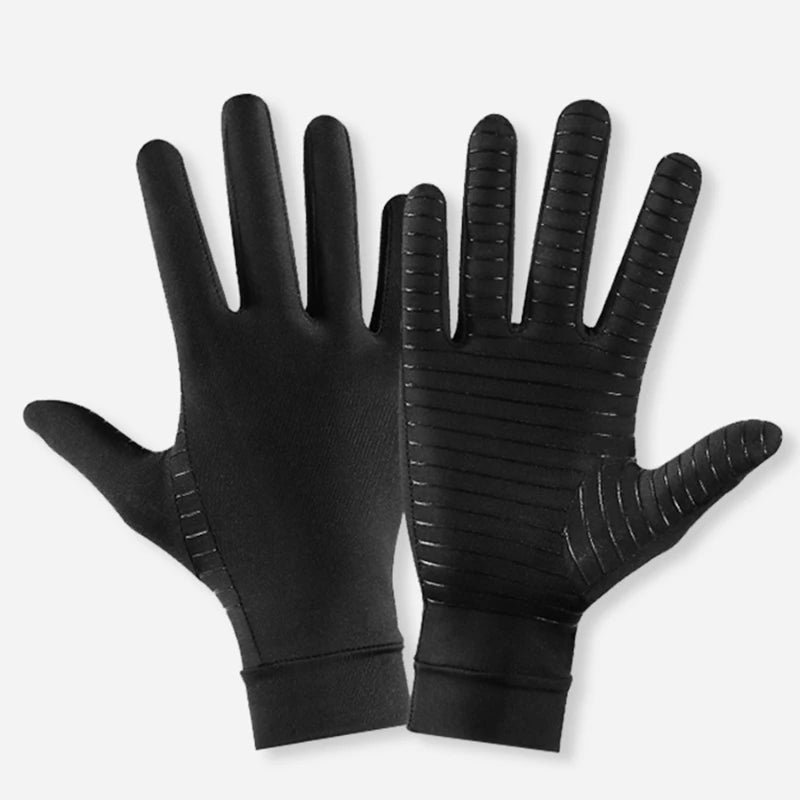 Men Sports Running Driving Copper Fiber Spandex Touch Screen Full/Half Finger Gloves Running Sports Winter Warm Cycling Gloves